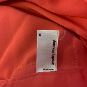 American Apparel coral High waist pants